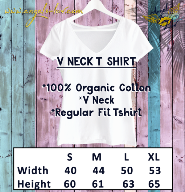 v neck fit women t shirt organic cotton